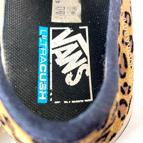 VANS•CLASSIC SLIP ON•LEOPARD SUEDE PRINT•WOMENS 7.5 / MENS 6 - Picture 6 of 7